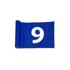 Puttinggreenflagga 23x15 cm, Blå 1-9