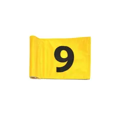 Puttinggreenflagga 23x15 cm, Gul 1-9
