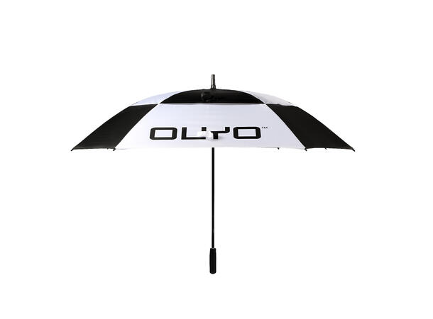 Olyo 68" umbrella with 2 clear windows Black/White 
