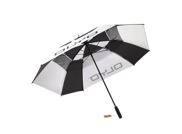 Olyo 68" umbrella with 2 clear windows Black/White 