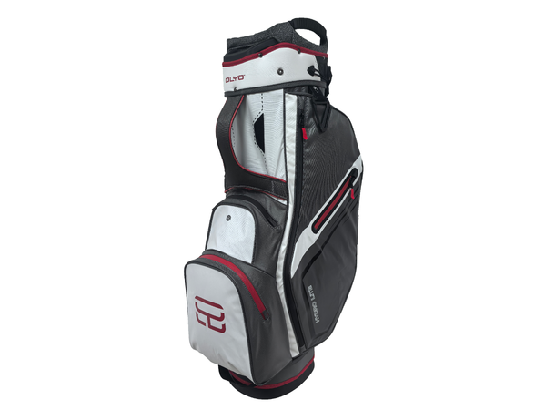 Olyo Hydro Lite 9" cart bag Charcoal/White/Red 