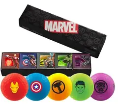 Volvik Marvel 5pcs Sleeve 5 pack baller med Marvel motiv