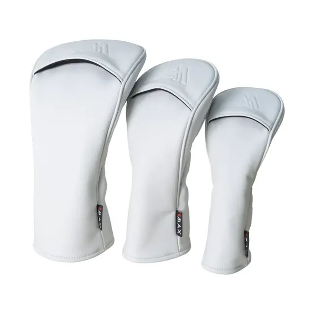 BigMax Headcover Silicon PU White - Driver, Fairway wood, Hybrid 