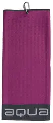 BigMax Aqua Trifold Towel Fuschia/Charcoal