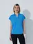 BELLA BIRDIE 1/2 S POLO SHIRT Sky - XL 