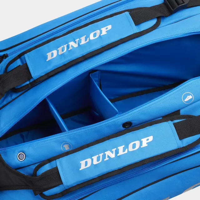 Dunlop FX PSA 12 RACKET THERMOBAG BLACK/BLUE 