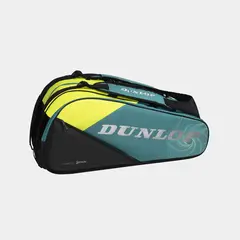 Dunlop SX-Performance 12 Racket Bag Teal/Black/Yellow