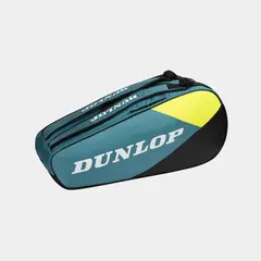 Dunlop SX-CLUB 6 Racket Bag Teal/Black/Yellow