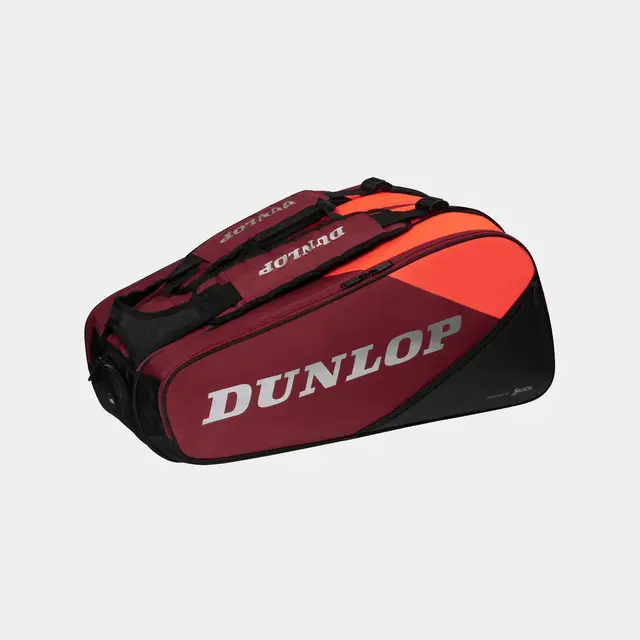 Dunlop CX PSA - 12 RACKET THERMOBAG RED/BLACK/RED 