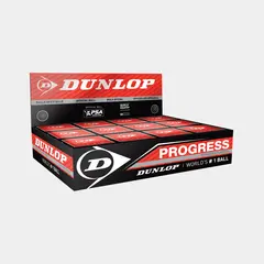 Dunlop PROGRESS - 12 Pack BLACK (SINGLE RED DOT)