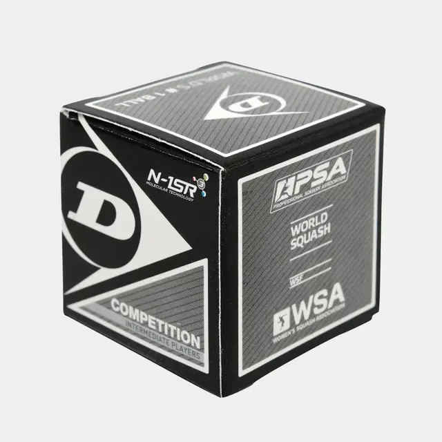 Dunlop COMPETITION - 12 Pack BLACK (SINGLE GREY DOT) 