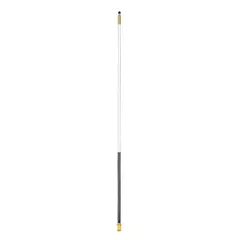 Flaggstang Par Aide 7.5 fot (228 cm) Hvit med svart felt