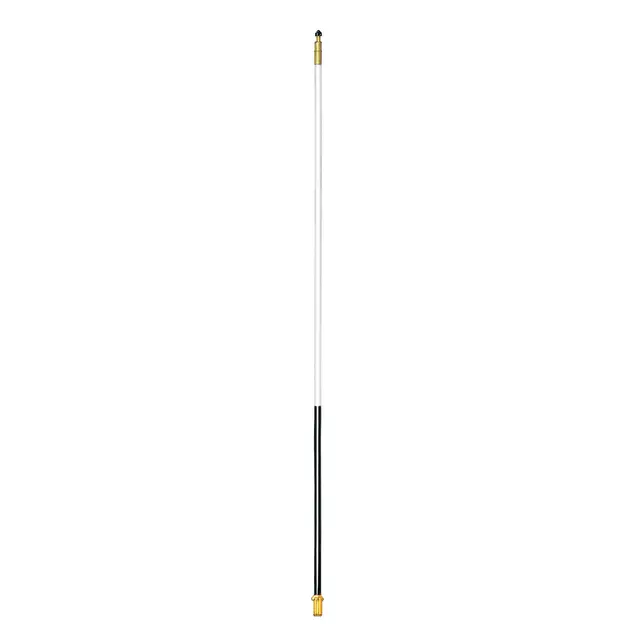 Flaggstang Par Aide 7.5 fot (228 cm) Hvit med svart felt 