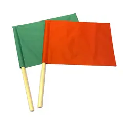 Forecaddie flagga, Grön