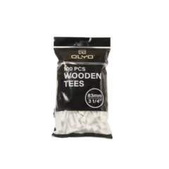 Olyo 3 ¼” white tees 100 pcs 83 mm White wooden tees