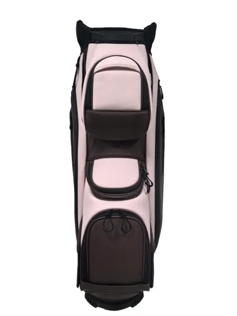 Olyo PU Cart bag Brown/Pink 