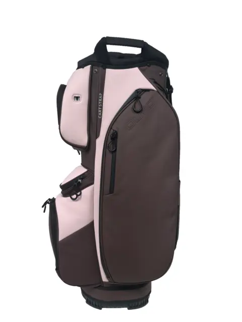 Olyo PU Cart bag Brown/Pink 