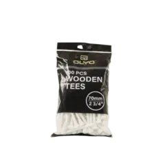 Olyo 2 ¾” white tees 100 pcs 70 mm White wooden tees