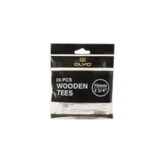 Olyo 2 ¾” white tees 20 pcs 70 mm White wooden tees
