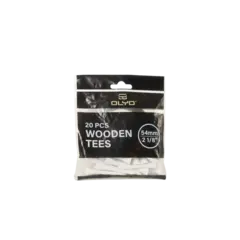 Olyo 2 1/8” white tees 20 pcs 54 mm White wooden tees