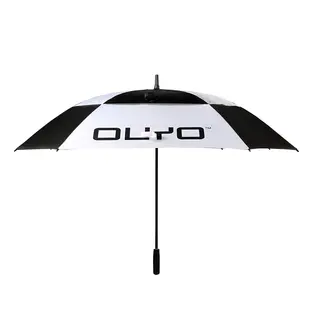 Olyo 68" umbrella with 2 clear windows Black/White