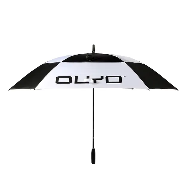 Olyo 68" umbrella with 2 clear windows Black/White 