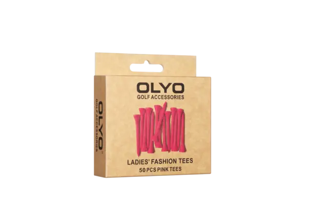 Olyo Ladies fashion tee2 3/4" 50pcs 