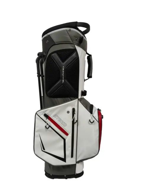 Olyo Hydro Lite 9" stand bag Charcoal/White/Red 