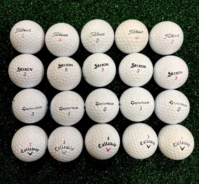 Lakeballs B-Grade Premium (300 stk) Titleist, Callaway, Taylor Made, Srixon 