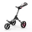 Powakaddy Micra Push Cart Gunmetal/Red 