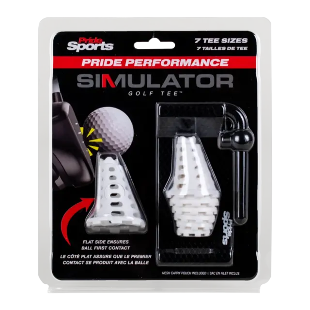 Pride Performance Simulator Tee White 