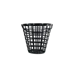 Plastic basket RS Deluxe, L, Black 90 baller