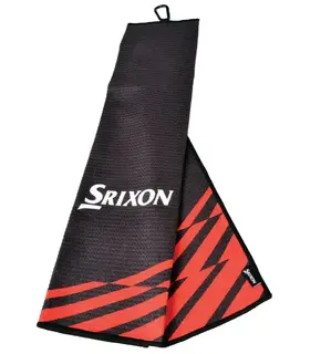 Srixon Bag Towel Trifold Black/Red